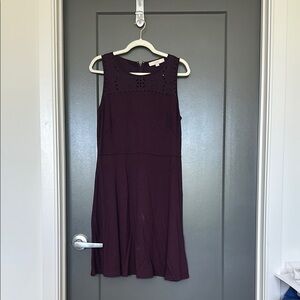 LOFT Purple Sleeveless Dress